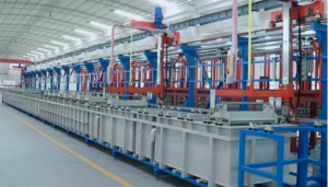 電鍍電鍍生產(chǎn)線(xiàn)（酸洗、滾鍍、鍍銅、鍍銀線(xiàn)）